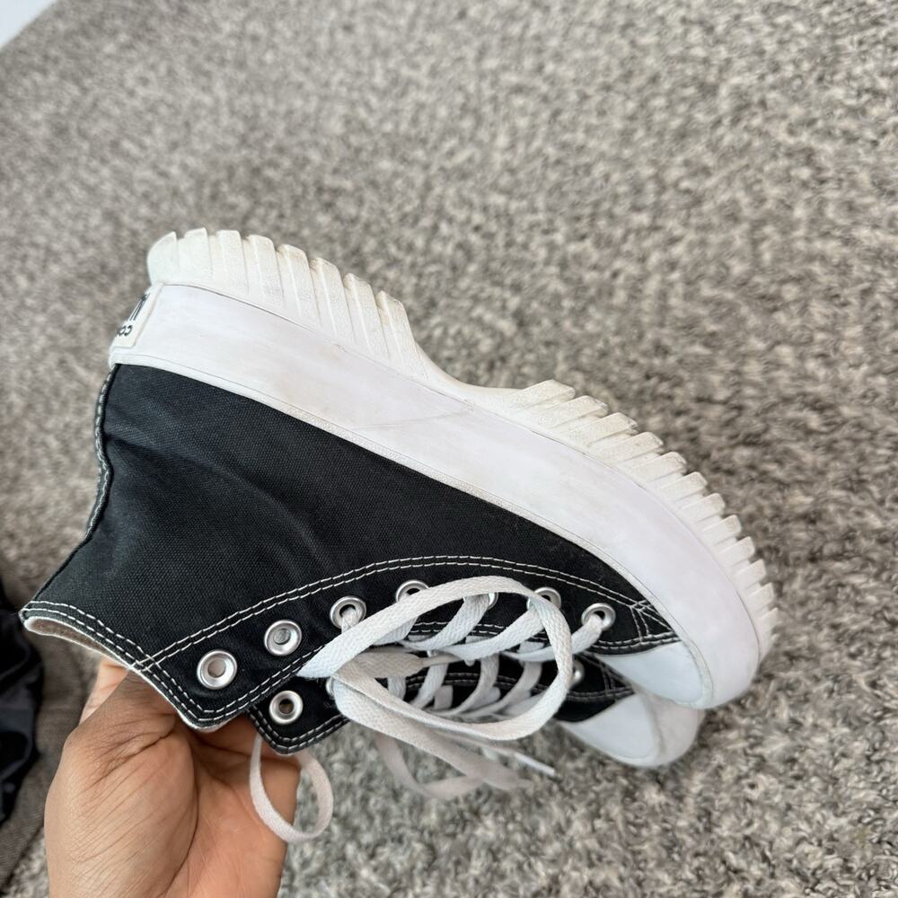 Converse Chuck Taylor All Star Lugged 2.0 High Black White Sneakers Shoe Sz 6.5 - Picture 4 of 8